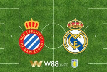 Soi kèo bóng đá tại W88, nhận định Espanyol vs Real Madrid – 03h00 – 29-06-2020