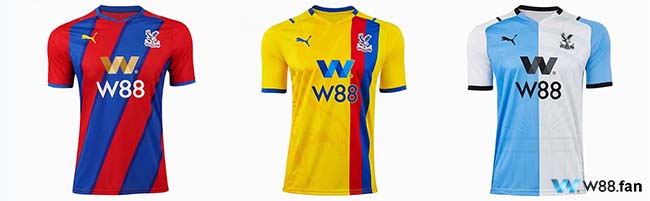 Cùng chiêm ngưỡng mẫu áo đấu mới của Crystal Palace với logo W88